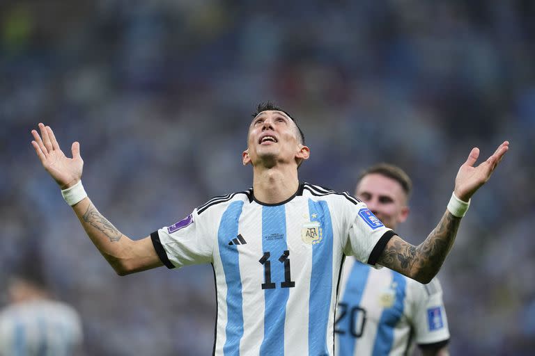 Ángel Di María le agradece al cielo su segundo gol en la final y la "revancha" de la vida