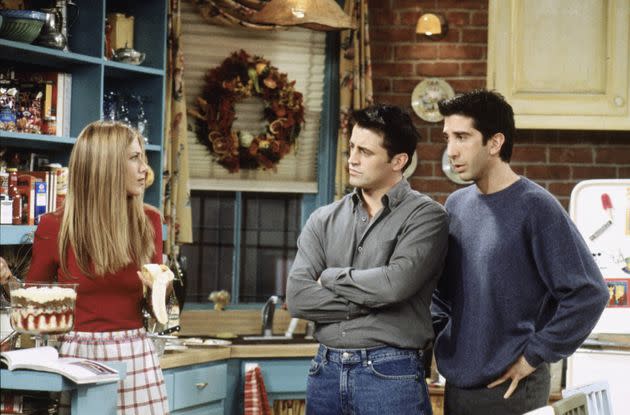 The Friends cast helped RM – and many others – learn the lingo.  (Photo: NBC via Getty Images)