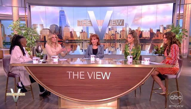 <p>ABC</p> Whoopi Goldberg, Sara Haines, Joy Behar, Sunny Hostin, and Alyssa Farah Griffin on 'The View'