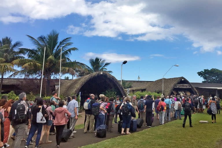 En fotos: se deterioran los moais en la Isla de Pascua