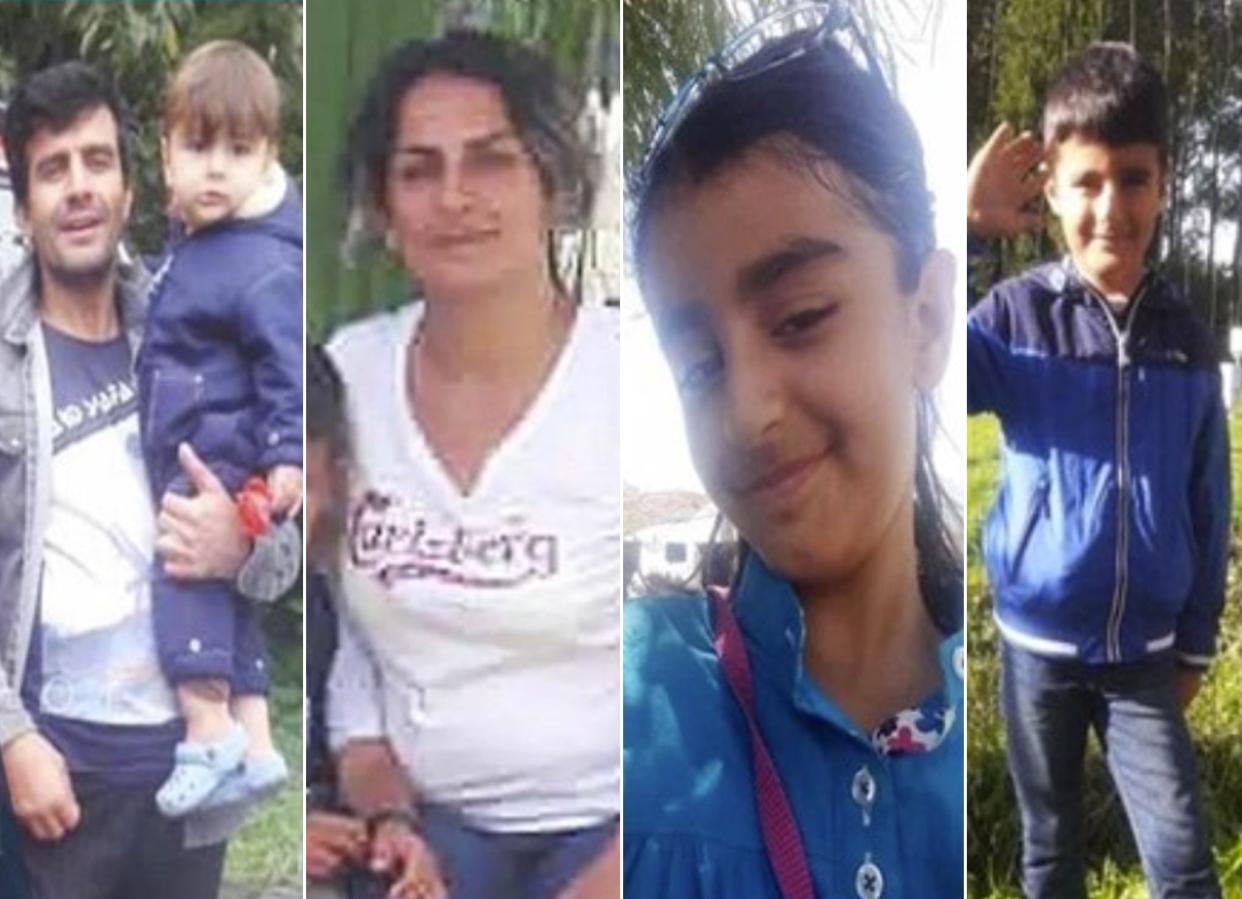 Four members of a Kurdish-Iranian family, including two young children, drowned on Tuesday morning a boat they were travelling in sank off the coast of Dunkirk, in the worst known migrant boat disaster in the English Channel (Hengaw Human Rights Organisation)