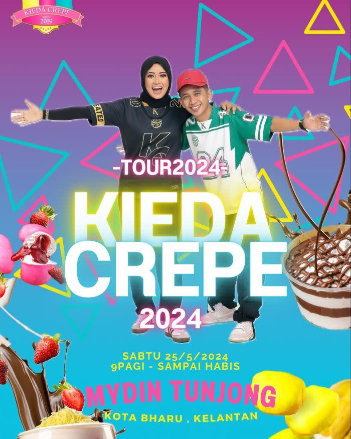 Khalieda is most known as the owner of the popular Kieda Crepe business