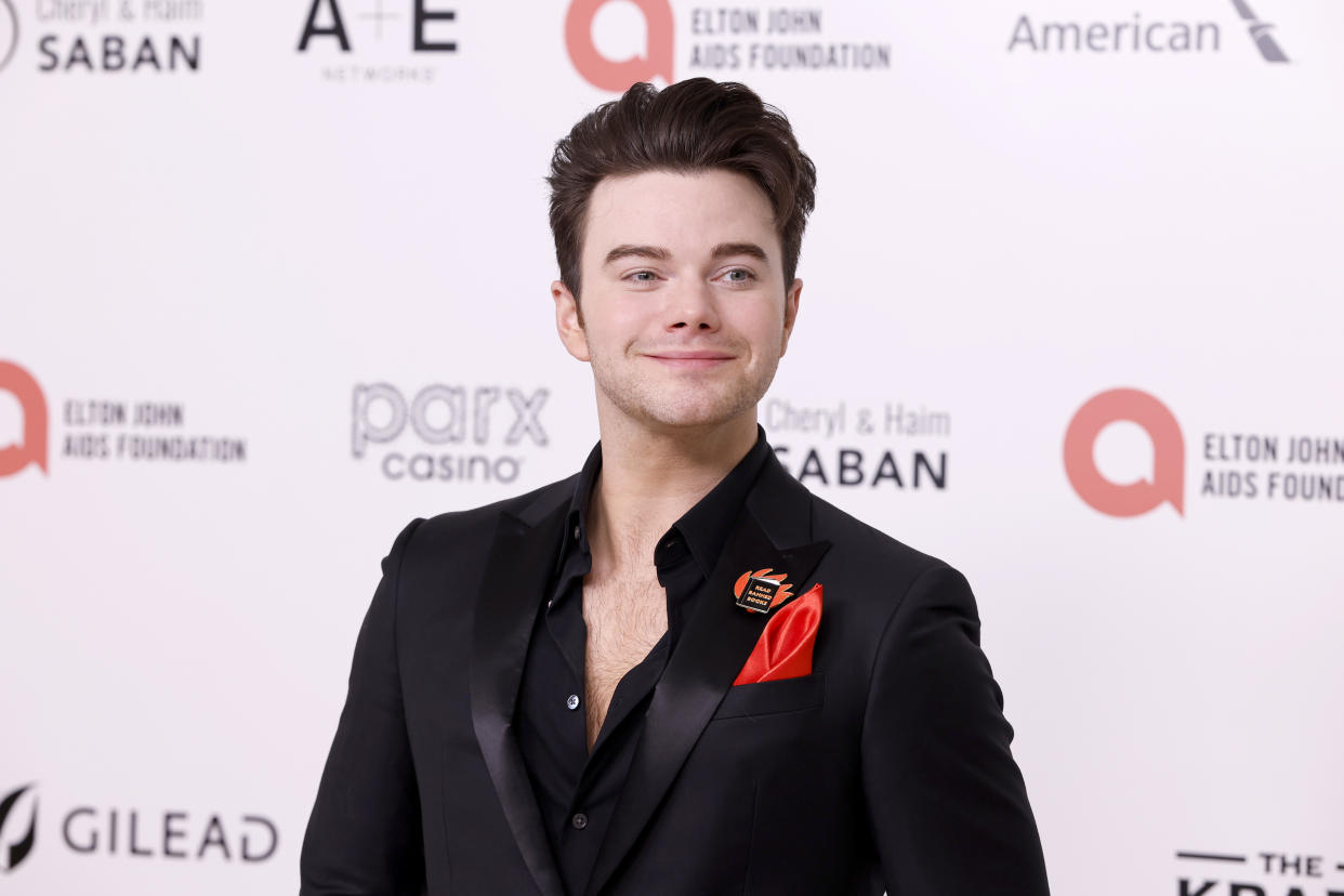 Chris Colfer découragé par son entourage de faire son coming-out à l'époque de "Glee" : 'Tu vas ruiner ta carrière'" (Photo by Frazer Harrison/Getty Images)