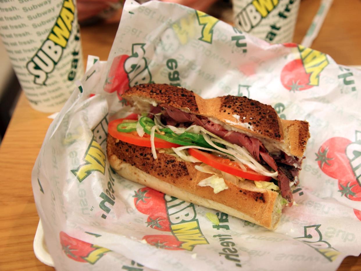 Subway sandwich