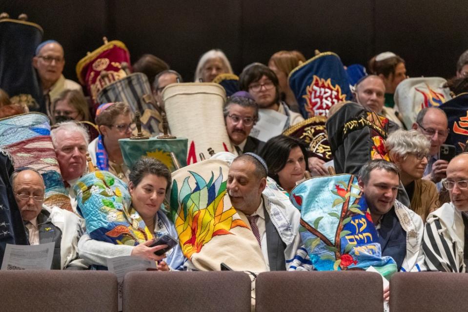 The precious scrolls have been restored and loaned to synagogues across the world since their recovery in 1964. N.Y.Post/Chad Rachman