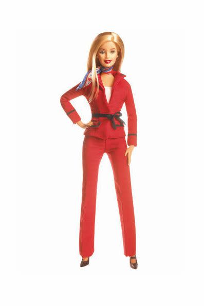 clothing, red, standing, waist, trousers, outerwear, jeans, overall, gospel music, barbie,