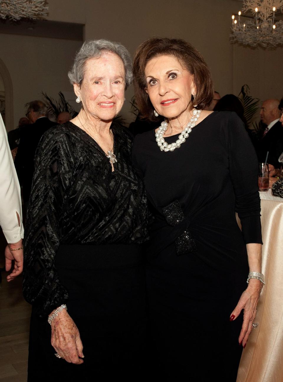 Claire Levine and Sheila Engelstein at the Jewish Federation of Palm Beach County King David Society dinner in January 2020. The 2024 dinner is set for Jan. 8 at the Four Seasons.
