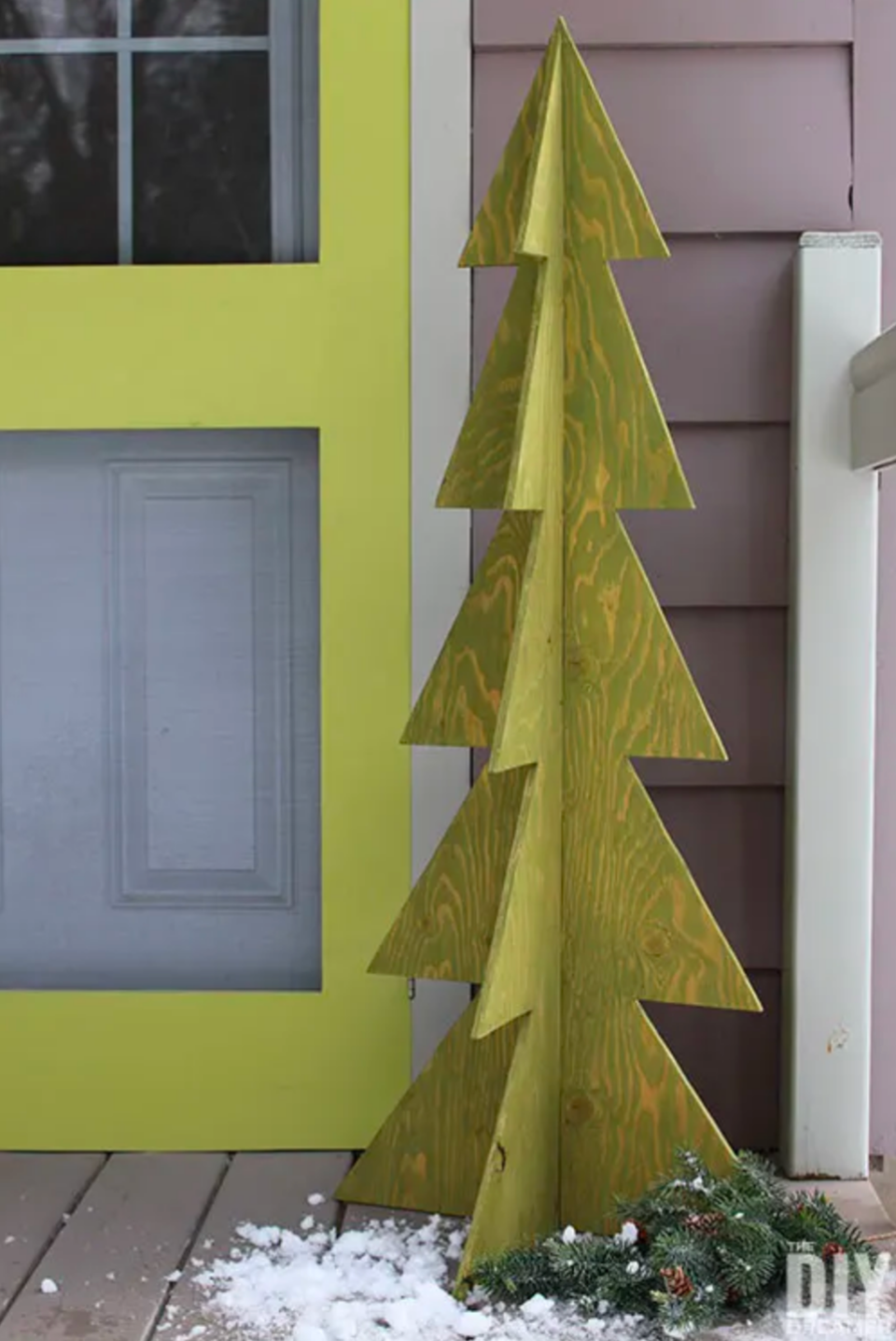 DIY Wood Christmas Tree