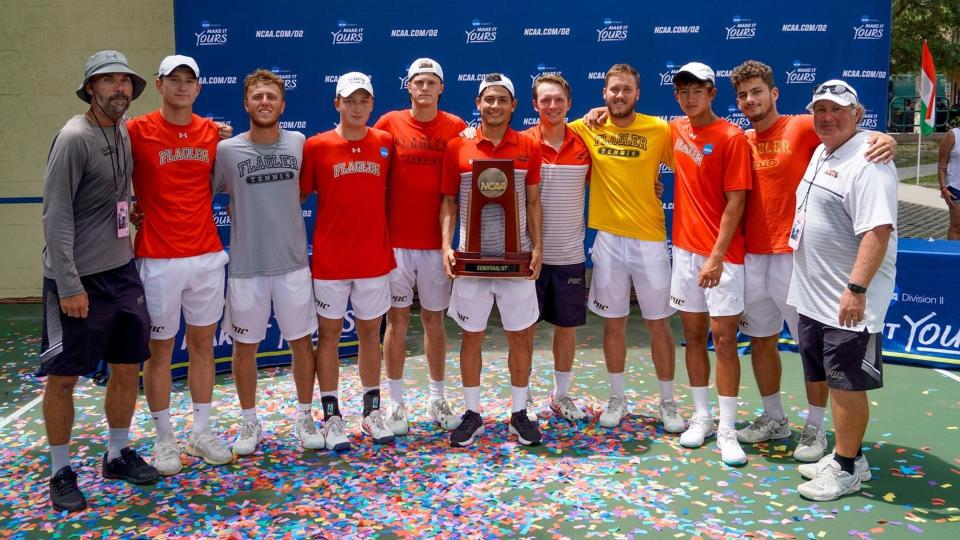 Flagler men's tennis finished in the Final Four of the NCAA Division II playoffs.