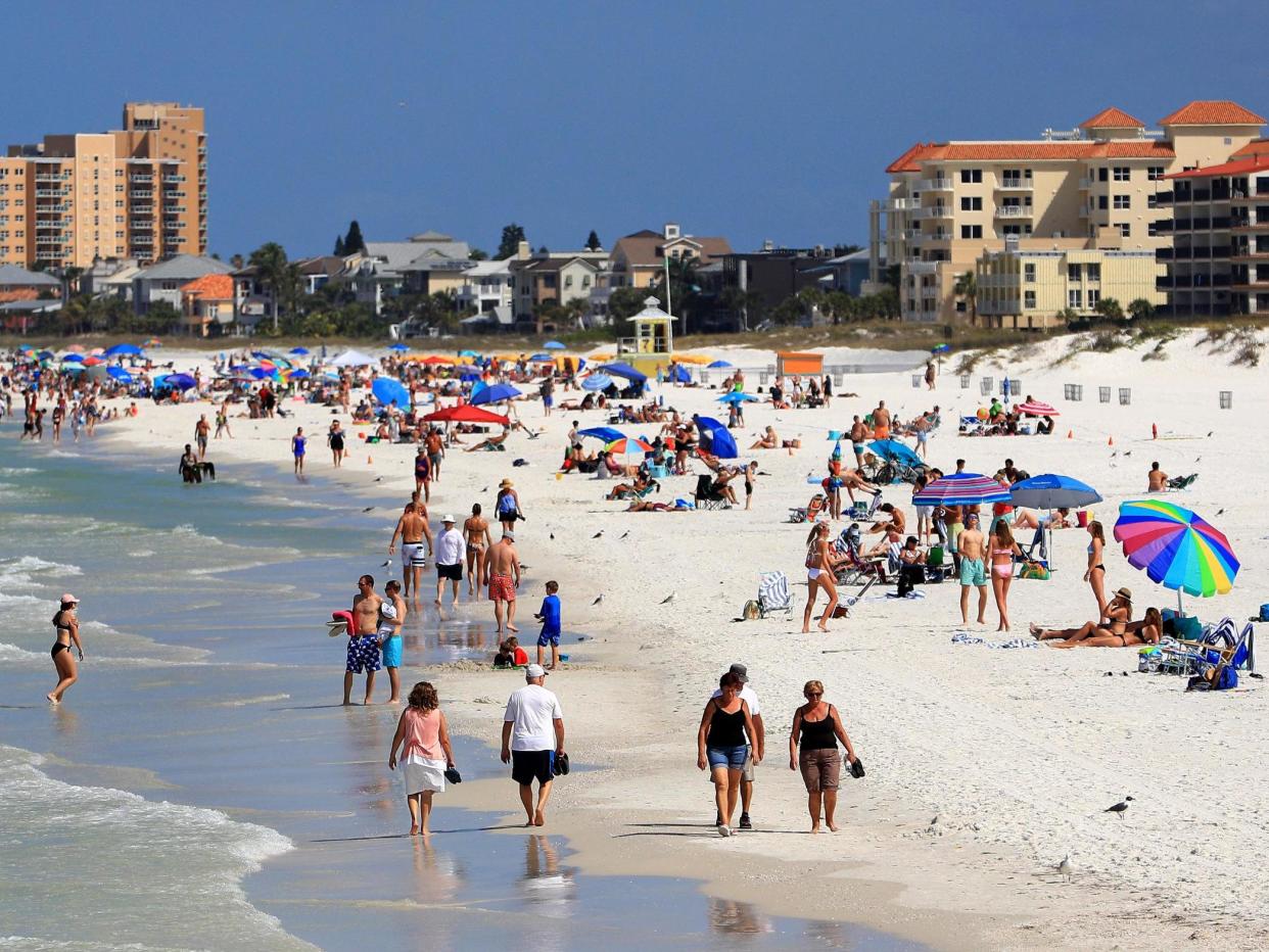 Clearwater beach in Florida: 2020 Getty Images