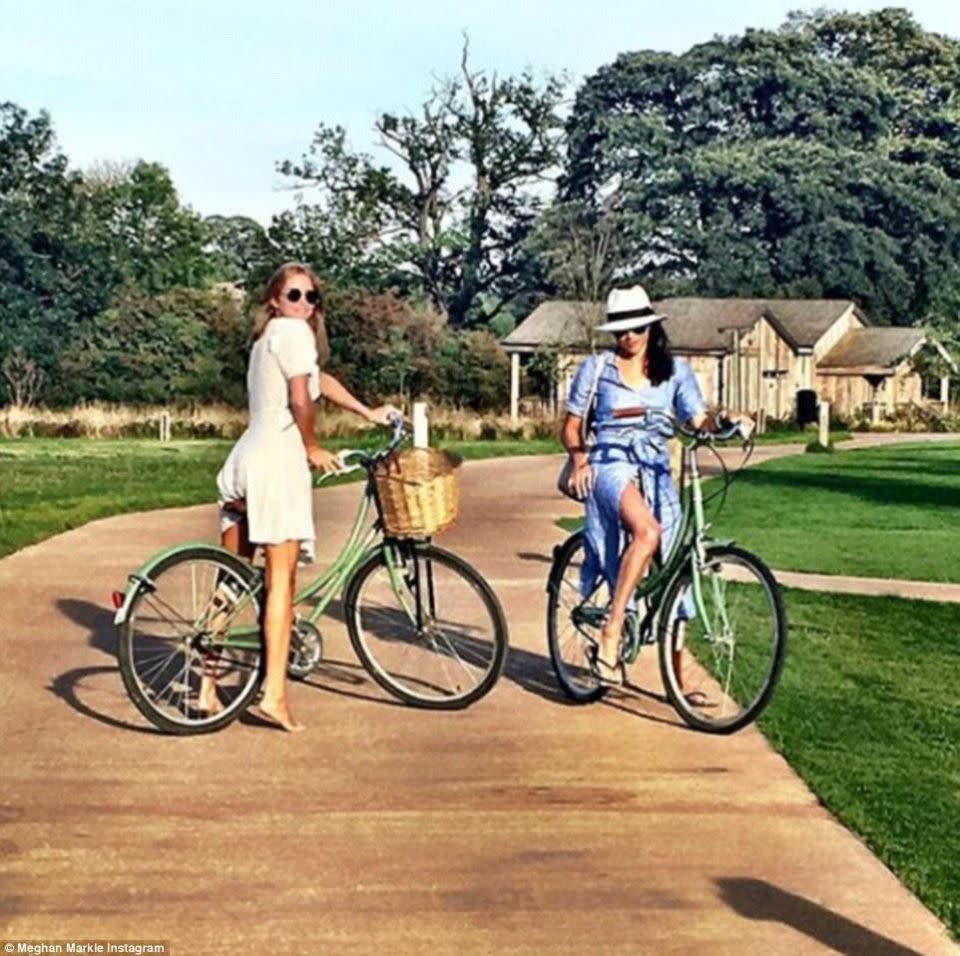 Made in Chelsea star Millie Mackintosh has been rumoured to be one of Meghan's bridesmaids. Photo: Instagram/Meghan Markle