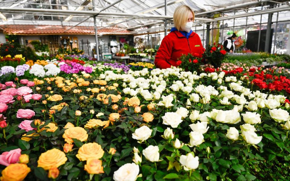 Some German states have allowed florists to reopen - AFP