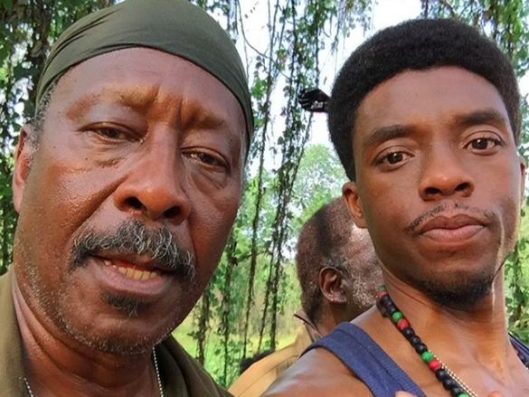 Clarke Peters and Chadwick Boseman: Clarke Peters Instagram