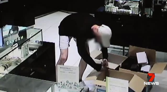 Police say thieves are becoming more creative in their efforts to turn a profit at the expense of retailers. Photo: 7 News