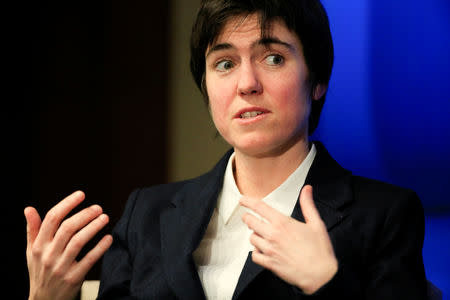 Raquel Urtasun, chief scientist at Uber Advanced Technologies Group (ATG), attends a Reuters Newsmaker event in New York City, U.S., April 8, 2019. REUTERS/Eduardo Munoz