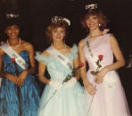 <p>Who’s that girl? Berry, left, first made a splash on the pageant circuit, winning Miss Teen All-American in 1985 and Miss Ohio USA the following year. In 1986, she finished second in the Miss USA contest and sixth in Miss World. This launched Halle’s modeling career, which quickly evolved into acting roles, and the rest is history. (Photo: Splash News) </p>