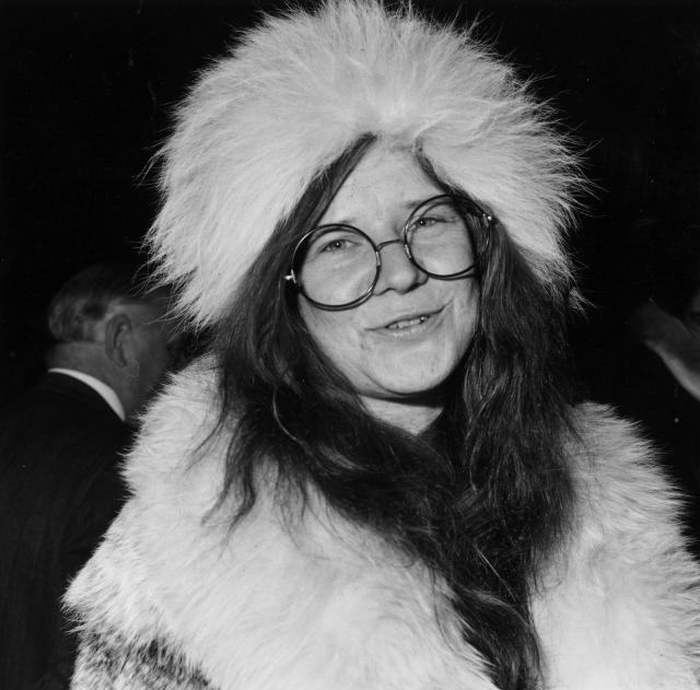Im April 1969 zeigte sie sich mit Pelz - schon ein Jahr später starb Janis Joplin. (Bild: Photo by Stroud/Express/Getty Images)
