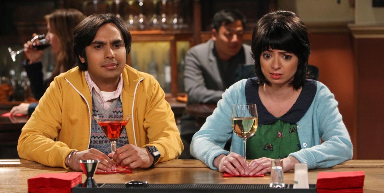 kunal nayyar kate micucci the big bag theory