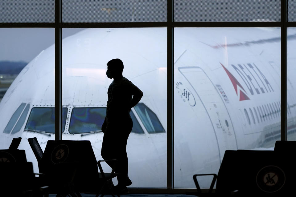 美國達美航空推出特別航班，讓乘客做「追日族」。 (AP Photo/Charlie Riedel，資料圖片)