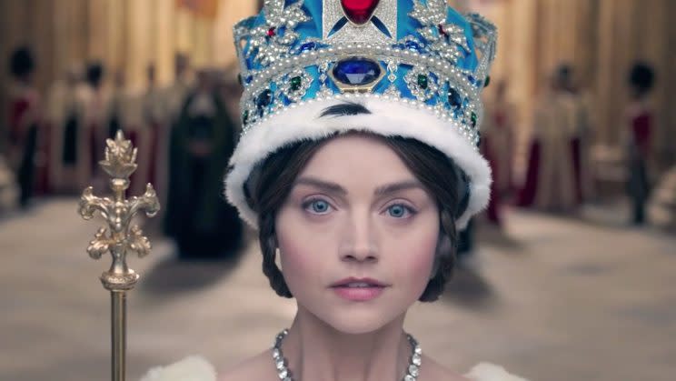 Jenna Coleman as Queen Victoria (Credit: PBS)