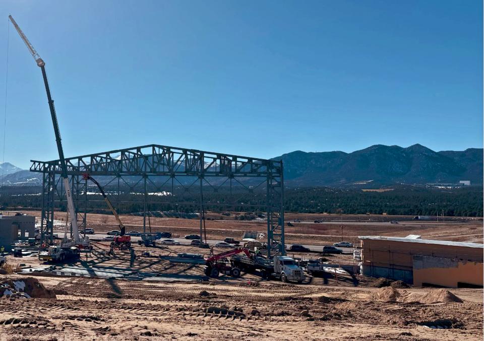 Notes Live reports construction of its first amphitheater, an 8,000-seat, $62 million venue in Colorado Springs, is on track for an opening this summer.