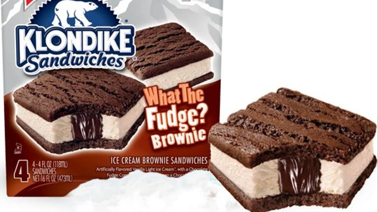 Klondike What the Fudge? Brownie Sandwiches