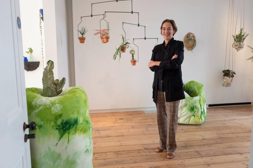 Jane Withers at Cromwell Place, the new arts hub in Brompton (Daniel Hambury/Stella Pictures Ltd)