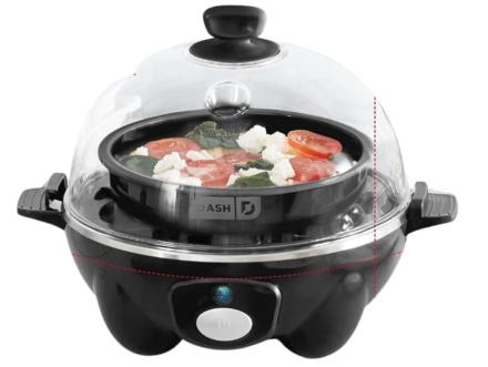 Dash Deluxe Egg Cooker, Black