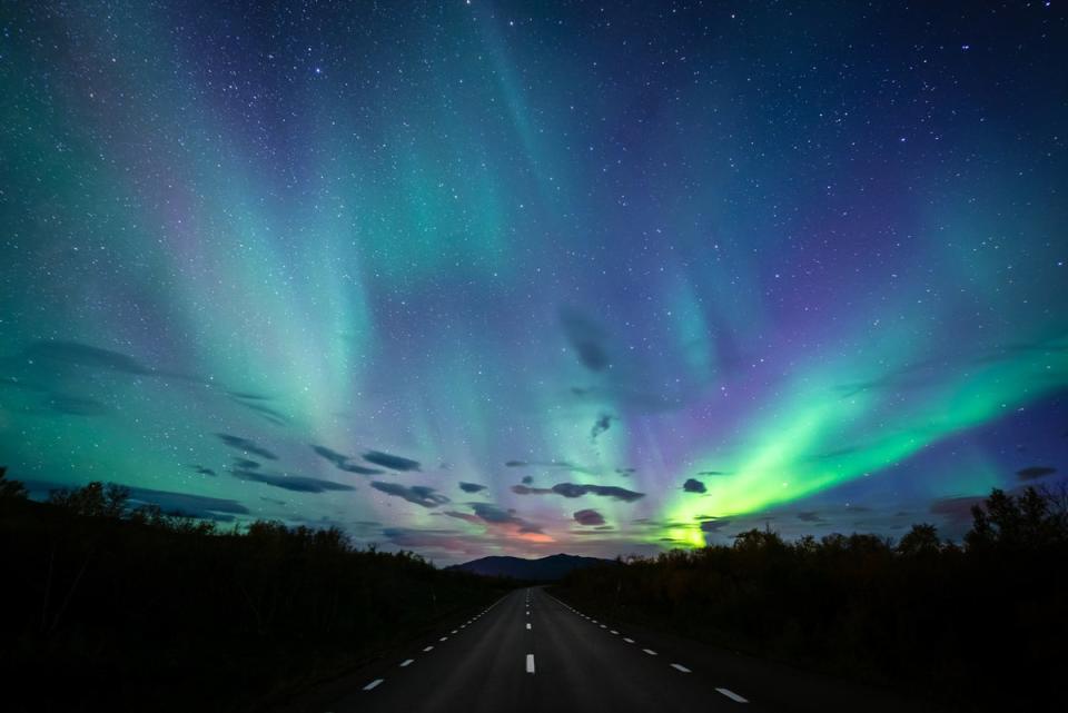 Abisko National Park receives no light pollution (Getty Images/iStockphoto)