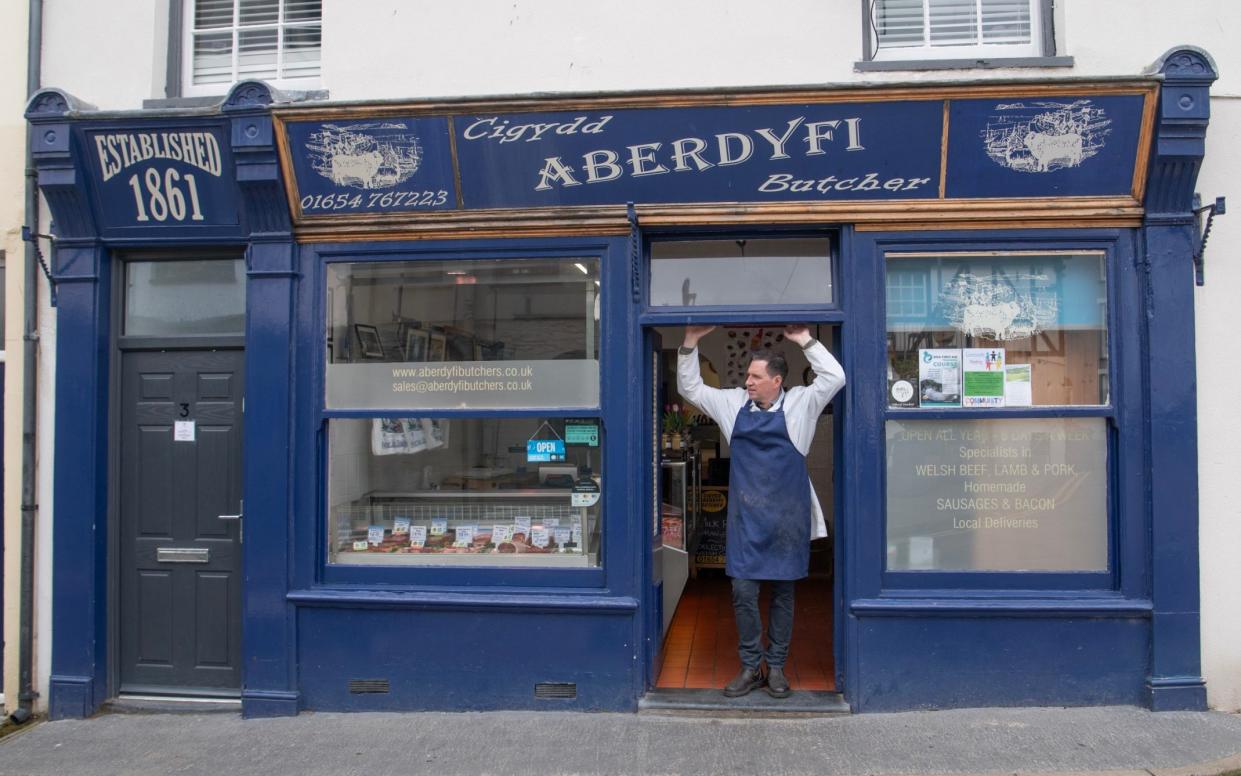 Local butcher Martin Fowles is reliant on business from second home owners