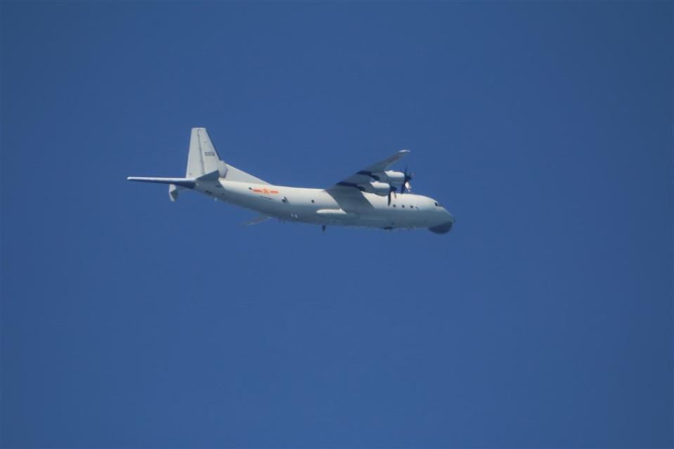 中共軍機今早兩度進入我西南空域，圖為運8反潛機。   圖/取自國防部網頁