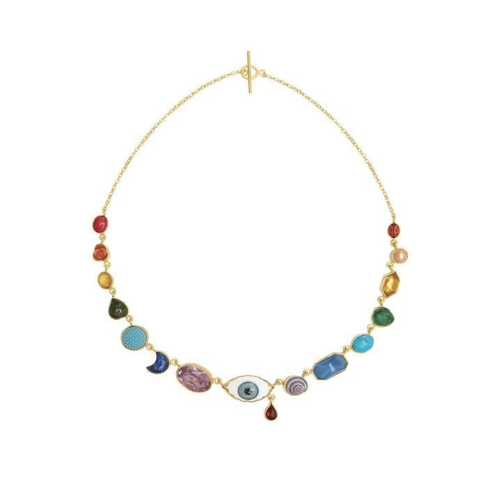 <p><a href="https://www.grainnemorton.co.uk/product/eye-teardrop-charm-necklace-n-etc1" rel="nofollow noopener" target="_blank" data-ylk="slk:Shop Now;elm:context_link;itc:0;sec:content-canvas" class="link ">Shop Now</a></p><p>"Surrealism is having a moment and although some pieces take it to the extreme this Grainne Morton necklace adds the perfect dash of the trend to any look. It is sweet and will look great layered with my other favorite necklaces or by itself."—<em>Cassandra Hogan, Fashion Assistant</em></p>