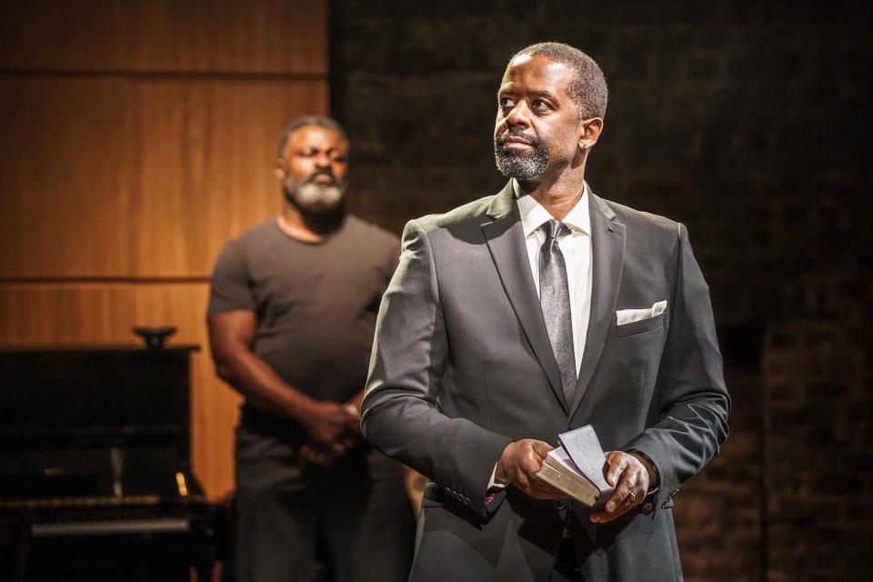 Danny Sapani and Adrian Lester in Hymn (Marc Brenner)