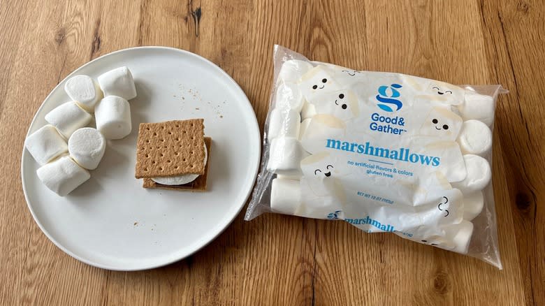 Good & Gather marshmallows and s'mores