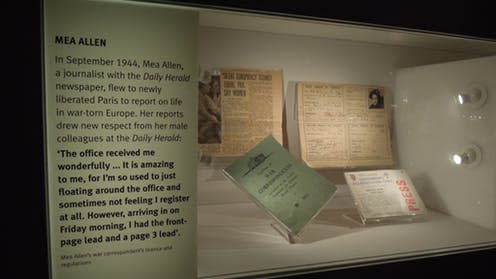 <span class="caption">A display at the Imperial War Museum North in Manchester.</span> <span class="attribution"><a class="link " href="https://www.flickr.com/photos/dgmckelvey/9228008523/in/photolist-f4rXre-WMifTH-behNNX-9NEtYQ-jPxme2-9NGKrb-81JzLb-8Mjbpv-rhjKbX-81EsMc-81JCL1-pb24DJ-9M2DUT-f4G9B9-9NJybd-81JAH3-5tFwKC-9NDrQR-9NGabs-9NEwpU-8367w1-f4FCgy-51onL4-TpsTN4-jPxkXk-f4GkK5-pekuwu-jPwsxi-6fSXcE-jPyMm5-81FtLe-f4G7eJ-f4FCNh-WVvFUs-f4GnFA-77ZJrH-f4Ghay-f4GjfS-f4rW94-f4rJbn-f4GfNd-f4rpoV-6CRfLJ-f4GjTd-6CSFHE-o7mDzu-784GeL-f4rSMZ-f4rVkM-f4rKfx" rel="nofollow noopener" target="_blank" data-ylk="slk:David McKelvey via flickr;elm:context_link;itc:0;sec:content-canvas">David McKelvey via flickr</a>, <a class="link " href="http://creativecommons.org/licenses/by-nc-nd/4.0/" rel="nofollow noopener" target="_blank" data-ylk="slk:CC BY-NC-ND;elm:context_link;itc:0;sec:content-canvas">CC BY-NC-ND</a></span>