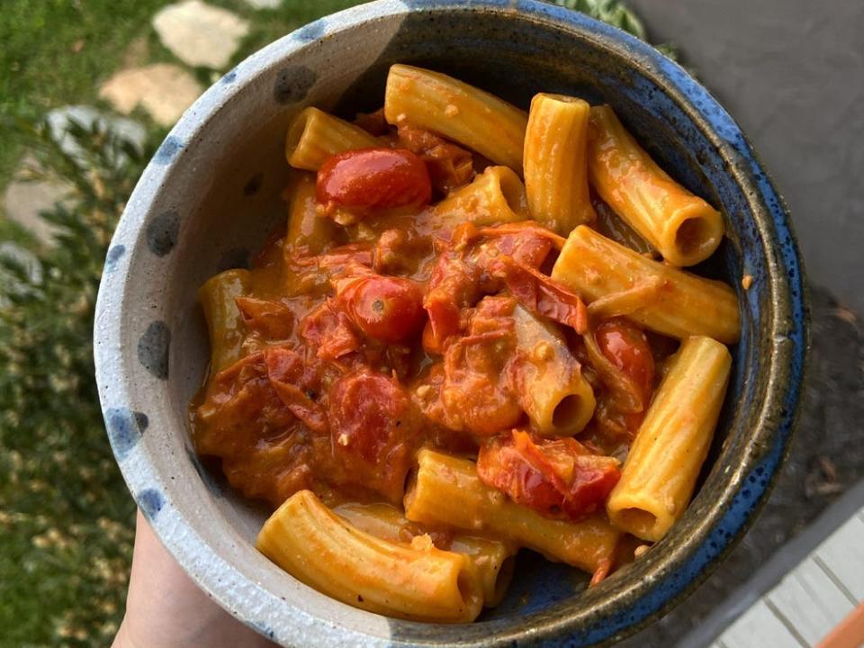 pasta in a bowl