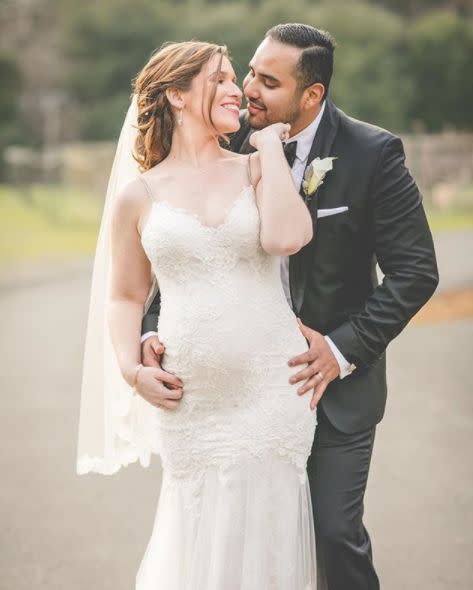 "Amanda and Fernando! These two tied the knot at&nbsp;Elliston Vineyards."&mdash;<i>Hazy Lane Studios</i>