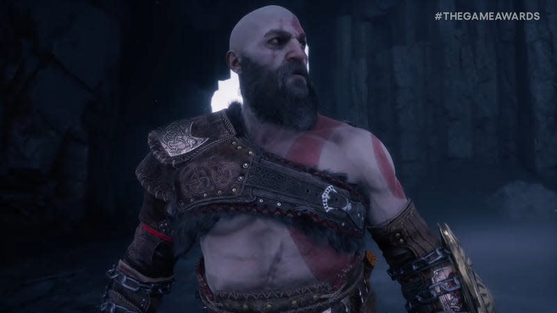 Kratos se réveille confus. 