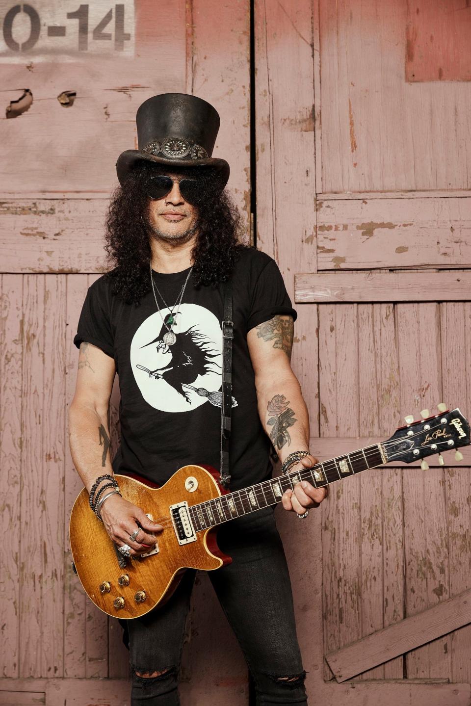 Slash, along with Myles Kennedy and the Conspirators, hits the road this spring for the 'River is Rising' tour.