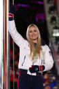 <p>Lindsey Vonn of the United States waves during the Closing Ceremony of the PyeongChang 2018 Winter Olympic Games at PyeongChang Olympic Stadium on February 25, 2018 in Pyeongchang-gun, South Korea. (Photo by Dan Istitene/Getty Images) </p>