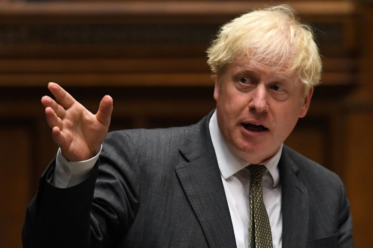 Prime Minister Boris Johnson: UK PARLIAMENT/AFP via Getty Imag