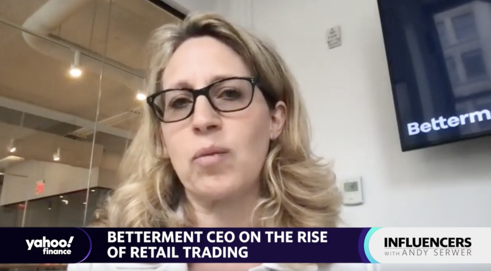 Betterment CEO Sarah Levy speaks with Yahoo Finance Editor-in-Chief Andy Serwer on 