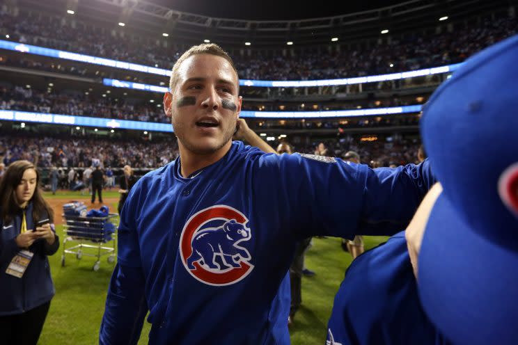 Anthony Rizzo reached out to a young fan in need. (Getty Images/Rob Tringali)