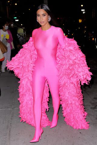 Gotham/GC images Kim Kardashian heading to the Saturday Night Live afterparty following her hosting debut