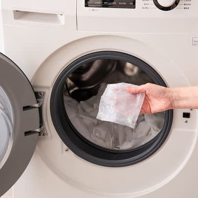 These in-wash sachets will make your white laundry extra bright