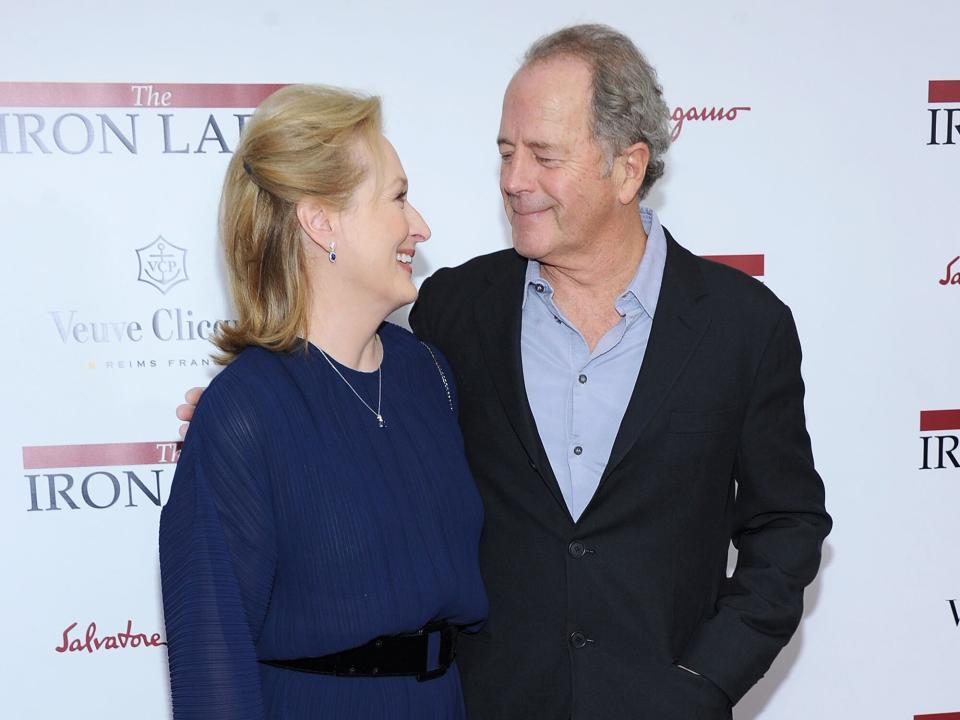 Meryl Streep and Don Gummer attends the "The Iron Lady" New York premiere at the Ziegfeld Theater on December 13, 2011 in New York City