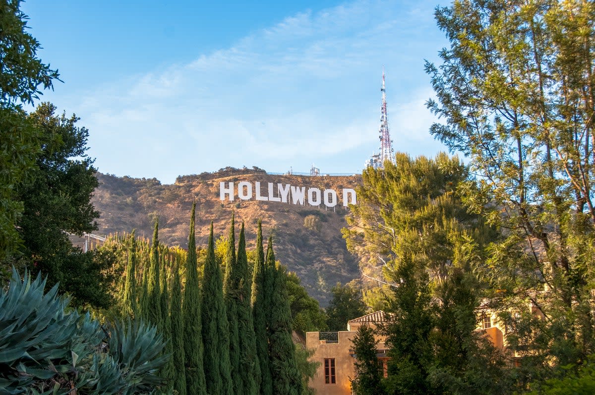 A view of the famous Hollywood sign (Getty Images)