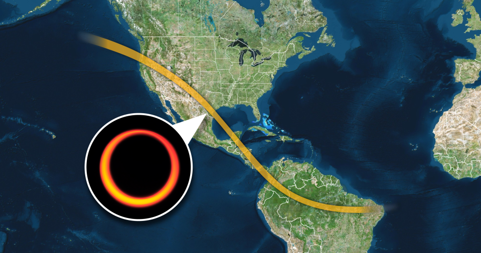 The 'ring of fire' solar eclipse will be visible in North America in October.