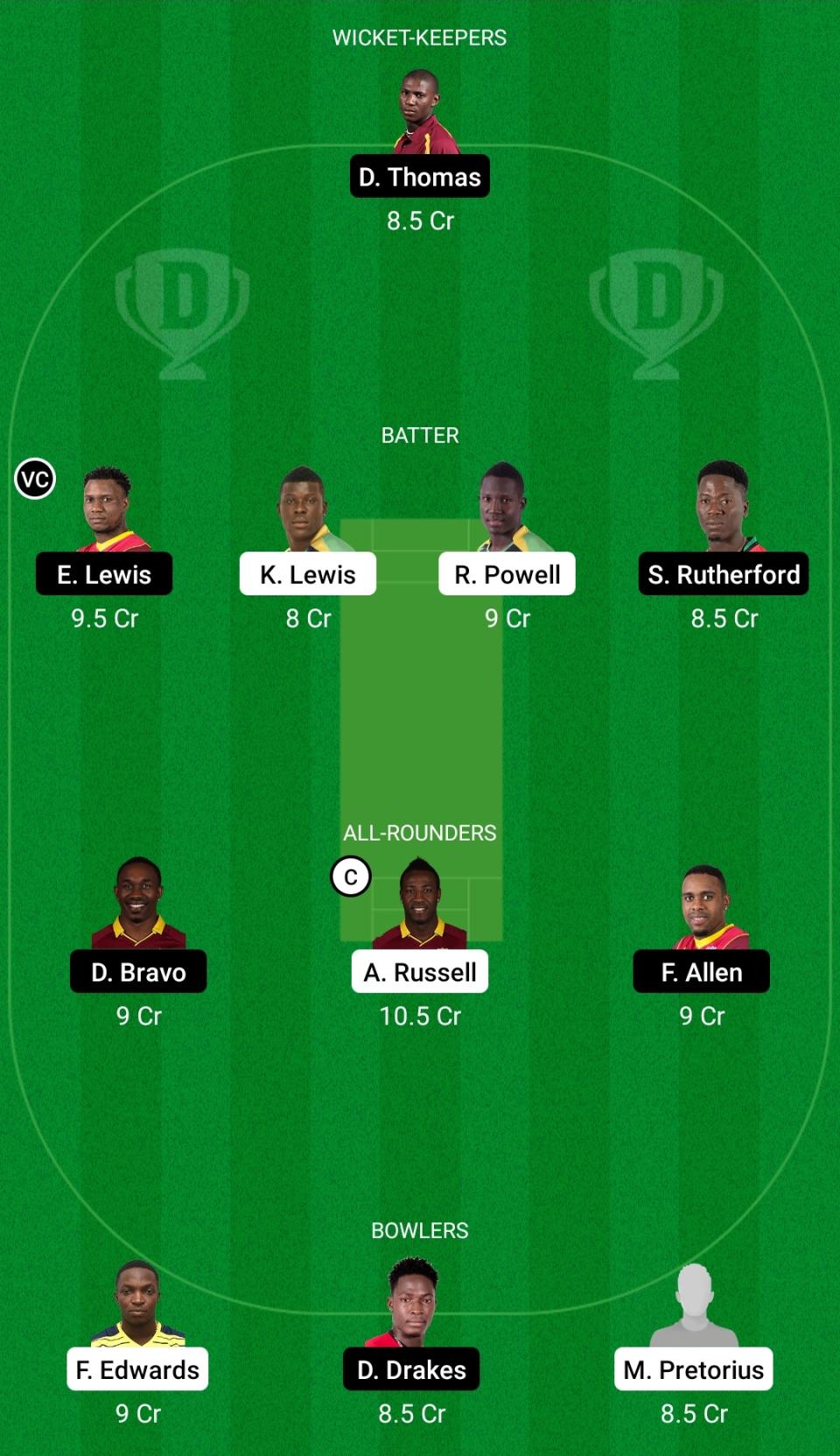 JAM vs SKN Dream11 Prediction Fantasy Cricket Tips Dream11 Team Hero CPL T20 