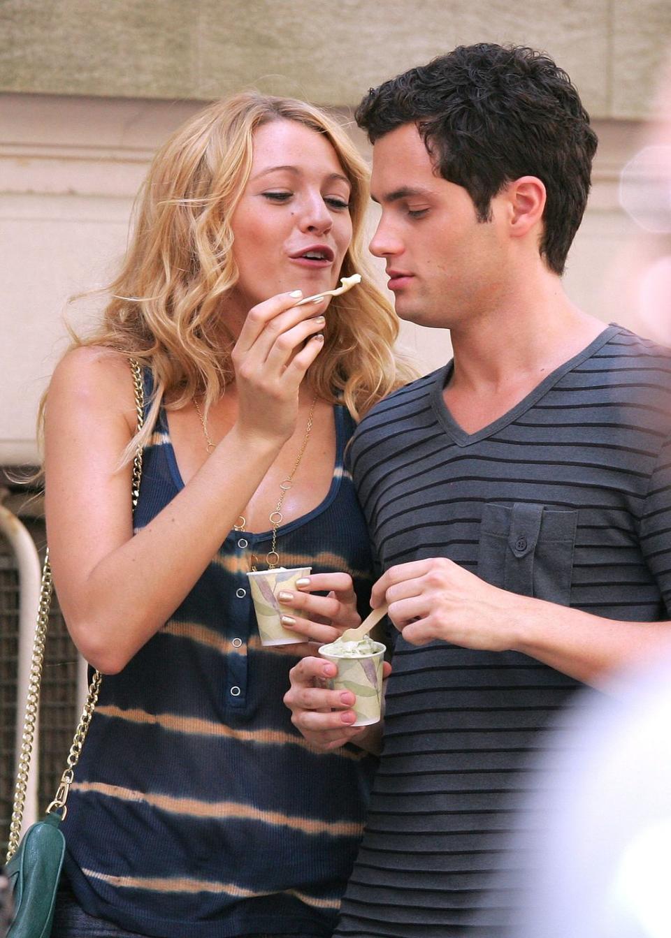 Blake Lively and Penn Badgley, 2007–10